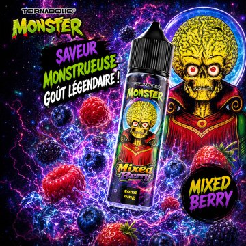 Mixed Berry 0mg 50ml - Monster by Tornadoliq