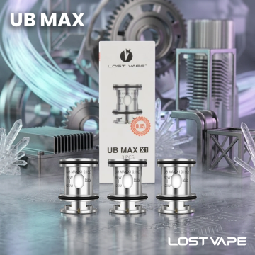 Résistances UB Max V2 0.15 / 0.20 / 0.30Ω (3pcs) - Lost Vape