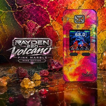 Mod Rayden 220 Volcano Pink Marble Rare Edition - BD Vape