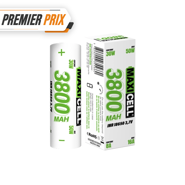 Accu 18650 20A 3800mAh - Maxi Cell