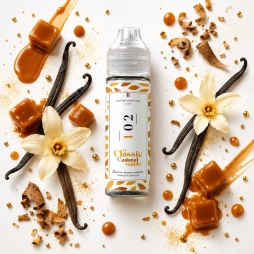 N°102 Le Classic Caramel Vanille 0mg 50ml - Maître Vapotier