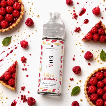 N°309 La Tarte à la Framboise 0mg 50ml - Maître Vapotier