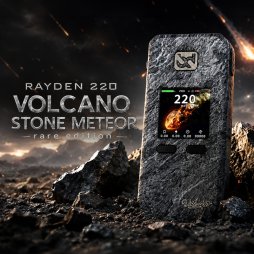 Mod Rayden 220 Volcano Stone Meteor Rare Edition - BD Vape