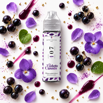 N°407 La Cassis Violette 0mg 50ml - Maître Vapotier