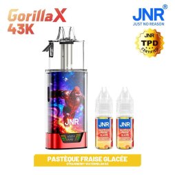 Pack Gorilla X 43K 1000mAh 15ml / 0% - JNR