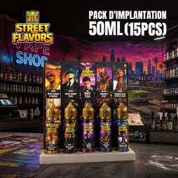 Pack d'Implantation Street Flavors 50ml (15pcs) - Tribal Force