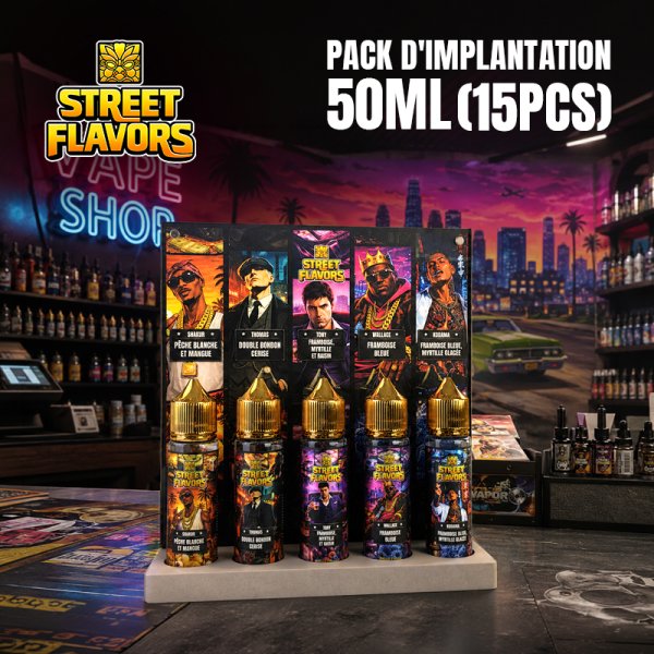 Street Flavors Introduction Pack 50ml (15pcs) - Tribal Force
