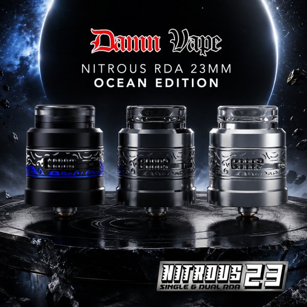 Nitrous RDA 23mm Ocean Edition - Damn Vape