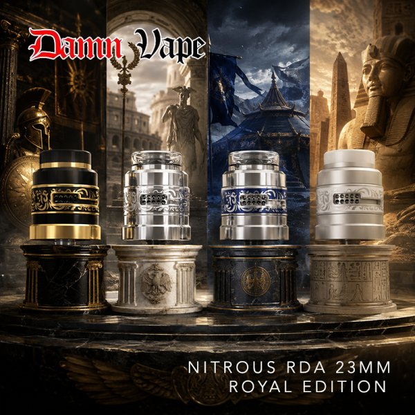 Nitrous RDA 23mm Royal Edition - Damn Vape