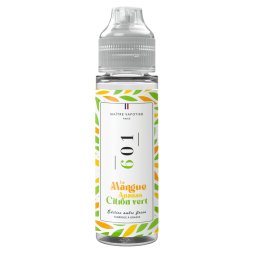 N°601 Mangue Ananas Citron Vert 0mg 50ml - Maître Vapotier