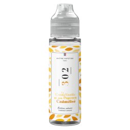 N°302 La Crème Vanille et son Pop-Corn Caramélisé 0mg 50ml - Maître Vapotier