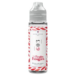 N°603 Fruits Rouges 0mg 50ml - Maître Vapotier