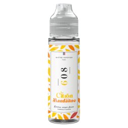 N°608 Le Citron et sa Mandarine 0mg 50ml - Maître Vapotier