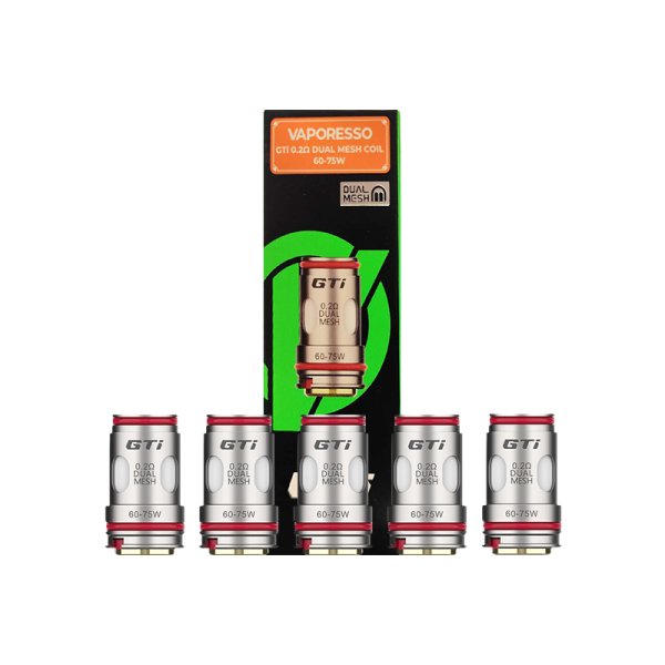 Résistances GTi 0.2/0.4Ω Dual Mesh (5pcs) - Vaporesso