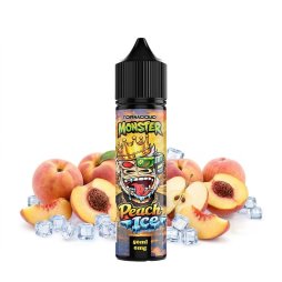 Peach Ice 0mg 50ml - Monster by Tornadoliq