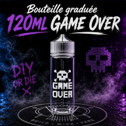 Bouteille graduée 120ml Game Over