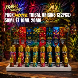 Origins Mixed Pack (16pcs 10ml + 16pcs 50ml) + 1 Free Display Stand – Origins by Tribal Force