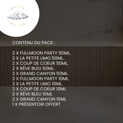 Pack Découverte Petit Nuage (10pcs) + 1 Présentoir Offert - Petit Nuage