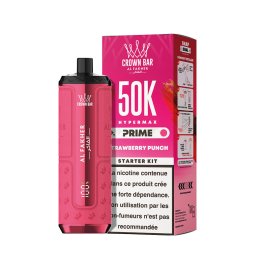 Starter Kit Hypermax Prime 50k 1000mAh 20ml / 6mg - Crown Bar by Al Fakher