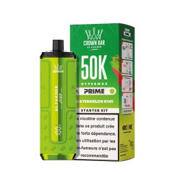 Starter Kit Hypermax Prime 50k 1000mAh 20ml / 6mg - Crown Bar by Al Fakher