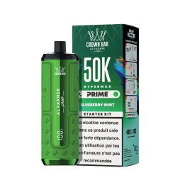 Starter Kit Hypermax Prime 50k 1000mAh 20ml / 6mg - Crown Bar by Al Fakher