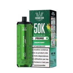 Starter Kit Hypermax Prime 50k 1000mAh 20ml / 6mg - Crown Bar by Al Fakher