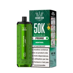 Starter Kit Hypermax Prime 50k 1000mAh 20ml / 6mg - Crown Bar by Al Fakher