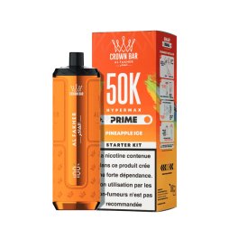 Starter Kit Hypermax Prime 50k 1000mAh 20ml / 6mg - Crown Bar by Al Fakher