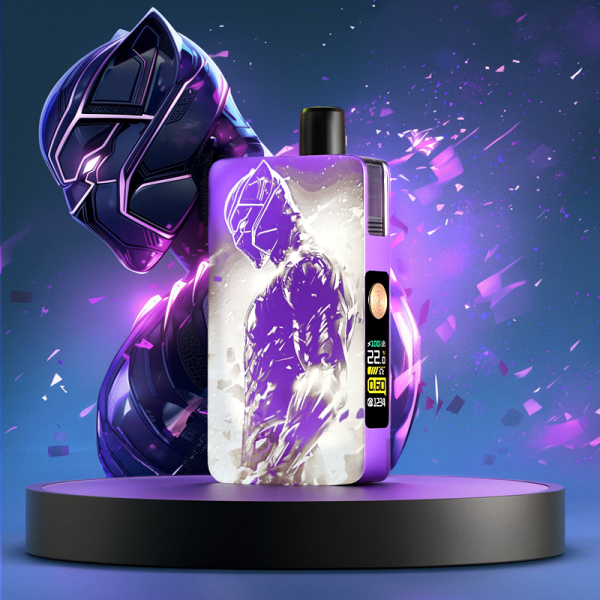 Kit DotPod Max V1.5 5ml 2100mAh Black Panther Engraved Purple - Dotmod