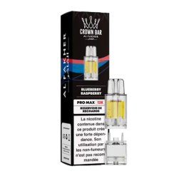 Cartouche Pré-remplie Pro Max 12k 20mg 10+2ml (1pcs) - Crown Bar by Al Fakher