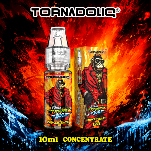 Concentré Black Dragon Ice (Blackcurrant Dragon Fruit Ice) 10ml - Tornadoliq