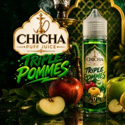Triple Pommes 0mg 50ml - Chicha Puff Juice