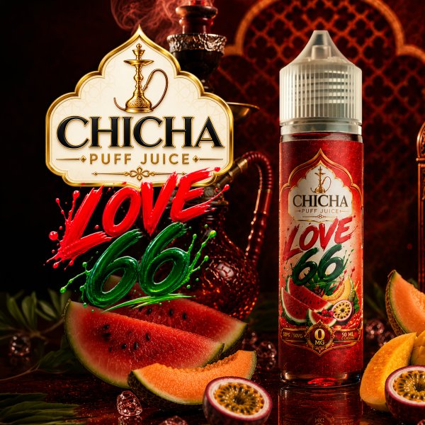 Love 66 0mg 50ml - Chicha Puff Juice