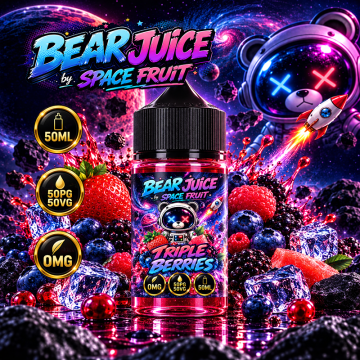 Triple Berries 0mg 50ml - Bear Juice by Space Fruit