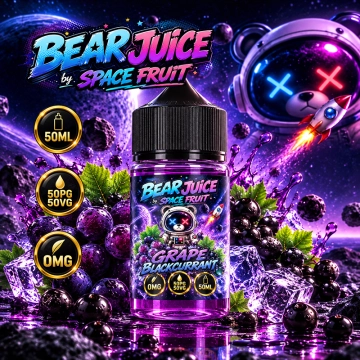Grape Blackcurrant 0mg 50ml - Bear Juice by Space Fruit