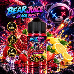 Grenade Strawberry Lemon 0mg 50ml - Bear Juice by Space Fruit