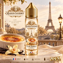 Flan Vanille 0mg 50ml - Maison Gourmet by Tribal Force