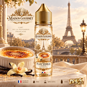 Flan Vanille 0mg 50ml - Maison Gourmet by Tribal Force