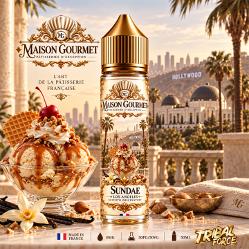 Sundae Caramel 0mg 50ml - Maison Gourmet by Tribal Force