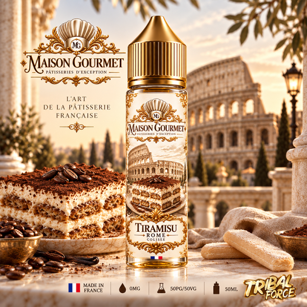 Tiramisu 0mg 50ml - Maison Gourmet by Tribal Force
