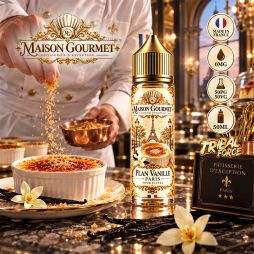 Flan Vanille 0mg 50ml - Maison Gourmet by Tribal Force