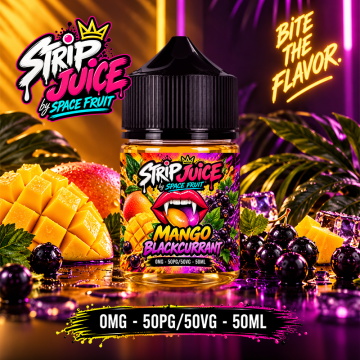 Mango Blackcurrant 0mg 50ml - Strip Juice by Space Fruit