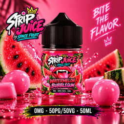 Watermelon Bubblegum 0mg 50ml - Strip Juice by Space Fruit