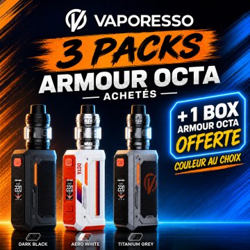 Pack Armour Octa 3 Packs Achetés, 1 Box Offerte - Vaporesso [Offre]