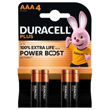 Pile Alcaline LR03 AAA 1.5V (4pcs) - Duracell