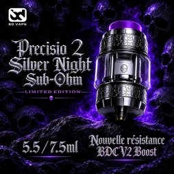 Precisio 2 Sub-Ohm 7.5ml Édition Limitée Silver Night - BD Vape