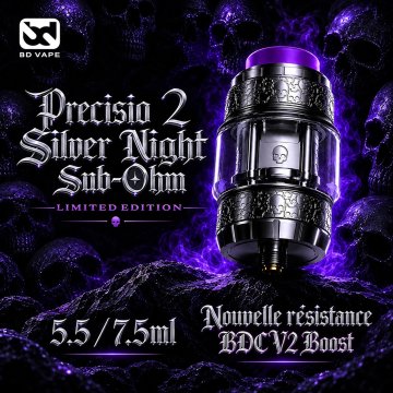 Precisio 2 Sub-Ohm 7.5ml Silver Night Limited Edition - BD Vape