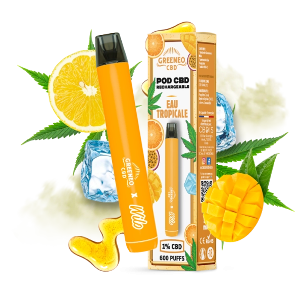 Pod Eau Tropicale rechargeable - Wilo x Greeneo