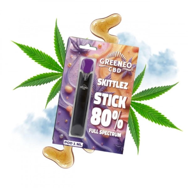 Skittlez Pen Stick 280mAh 80% 1ml - Greeneo