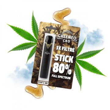 3X Filtré Pen Stick 280mAh 80% 1ml - Greeneo